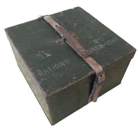 ration box metal|Metal Ration Box .